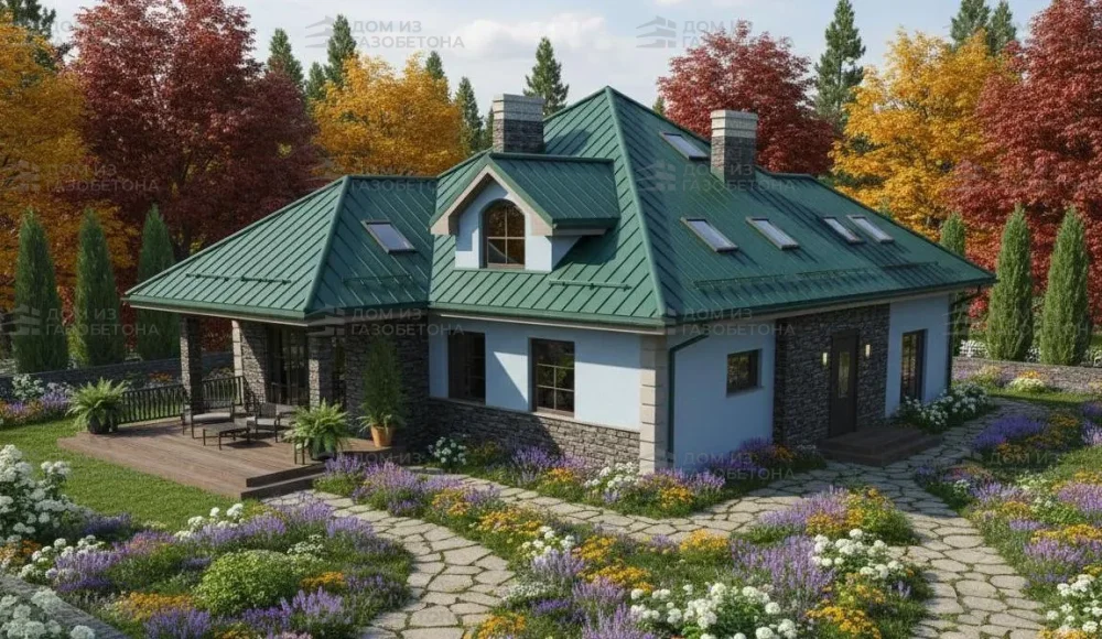 Проект Двухэтажный дом 13 на 19, 265 м2