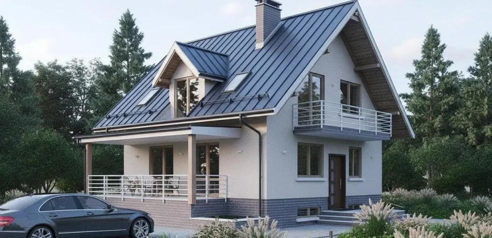 Проект Двухэтажный дом 10 на 12, 126 м2