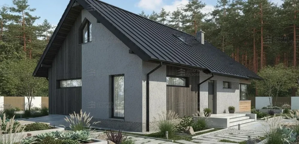 Проект Двухэтажный дом 15 на 10, 144 м2