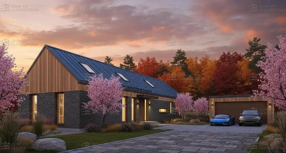 Проект Двухэтажный дом 7 на 24, 136 м2