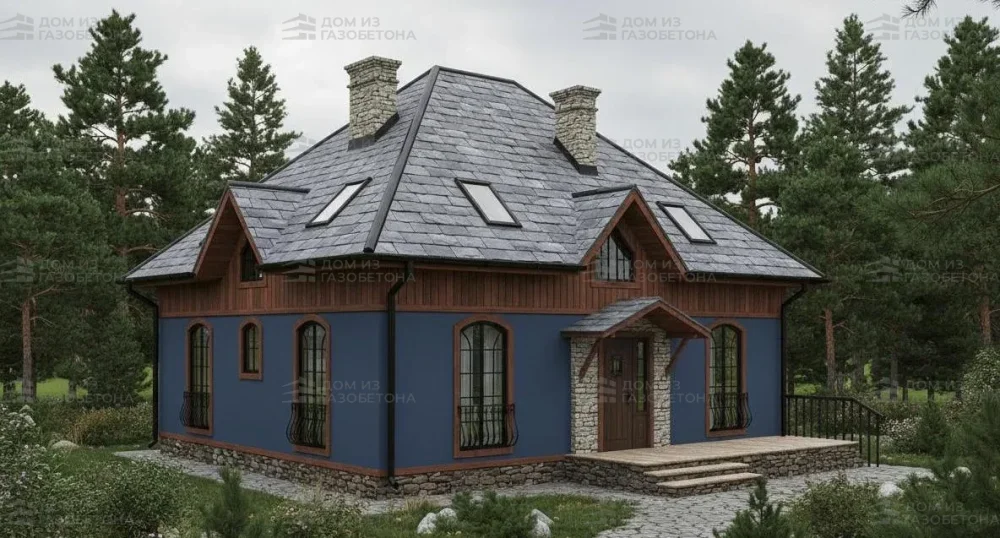 Проект Двухэтажный дом 12 на 9, 149 м2