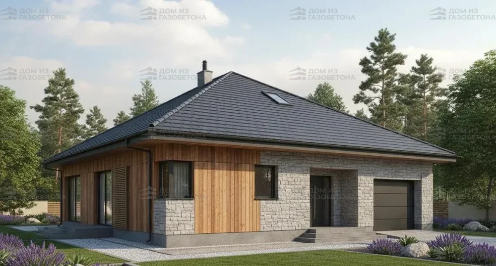 Проект Двухэтажный дом 14 на 15, 217 м2